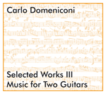 Carlo Domeniconi CD Selected Works 3 Carlo Domeniconi CD Selected Works 3