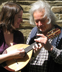 Annika Hinsche, mandolinist, and Carlo Domeniconi