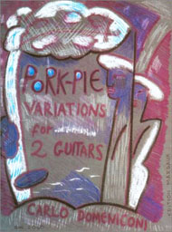 Carlo Domeniconi, Pork pie variations sheet music cover Carlo Domeniconi, Pork pie variations sheet music cover