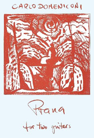 Carlo Domeniconi, Prana sheet music cover Carlo Domeniconi, Prana sheet music cover
