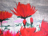 Carnations 3, a painting by Francis Caruso