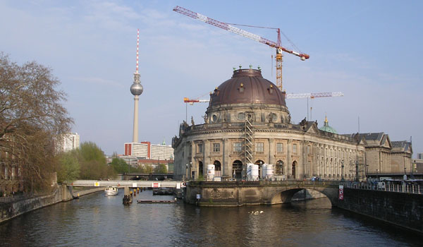 Fernsehturm (TV Tower) and Boden Museum, Mitte, Berlin