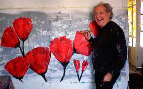 Francis Caruso in his Athens studio
