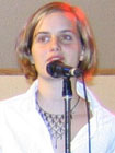 Kim Bastian, vocals and shakers Kim Bastian, vocals and shakers