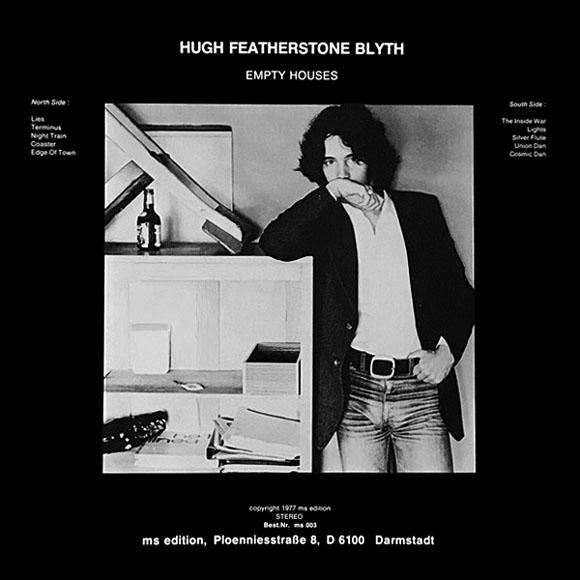 Back cover of the album Empty Houses by Hugh Featherstone Blyth Back cover of the album Empty Houses by Hugh Featherstone Blyth
