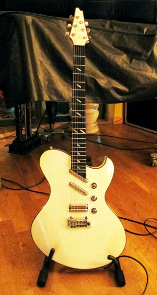 Hugh Featherstone's Kraushaar StagePlayer e-Line FeatherTone Custom electric guitar