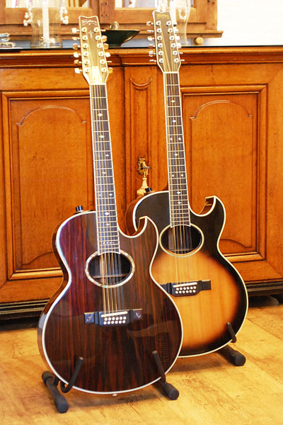 Hugh Featherstone's vintage Washburn 12-string guitars