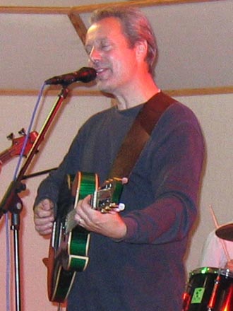 Hugh Featherstone, vocals and guitars