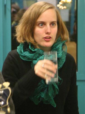 Kimbastian drinking a glass of water in Viersen Kimbastian drinking a glass of water in Viersen