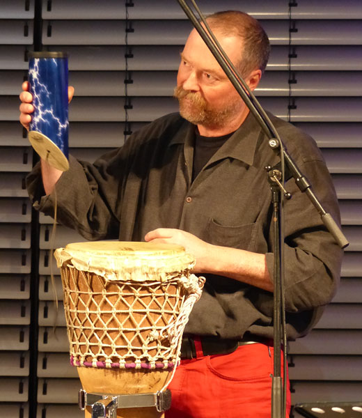 Christian Sichert (percussion), Walls to Fall, Berlin, November 2014