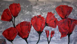 Red Tulips, a painting by Francis Caruso