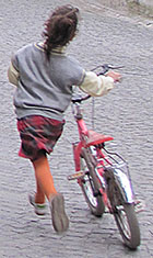 girl with a bicycle, Istanbul