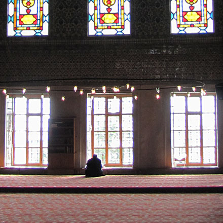 the Blue Mosque, Istanbul