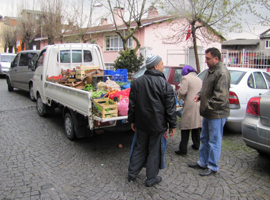 vegetable seller, Istanbul vegetable seller, Istanbul