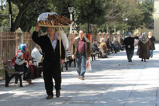 simitci carrier, Fatih, Istanbul simitci carrier, Fatih, Istanbul