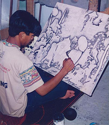 Balinese artist