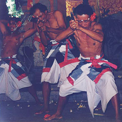 Kecak dancers