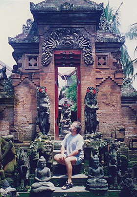 Gateway to a Balinese temple