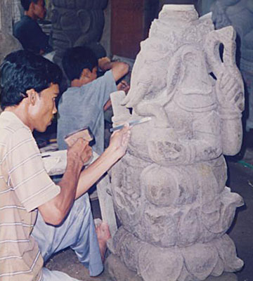 Balinese stonemason