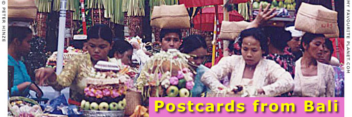 Postcards from Bali by Peter Hinze at The Cheshire Cat Blog