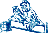 Young Tawny Owl with Edward Lear Young Tawny Owl with Edward Lear