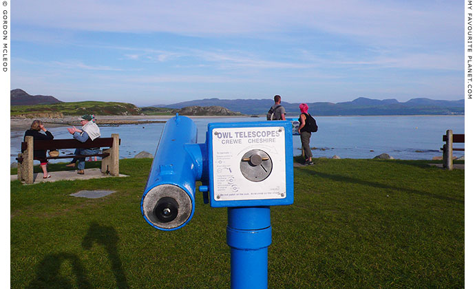 Owl Telescope in Criccieth, North Wales by Gordon Mcleod Owl Telescope in Criccieth, North Wales by Gordon Mcleod