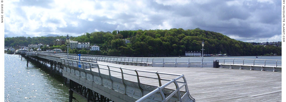 Panoramic view from the east end of Bangor Pier, North Wales at The Cheshire Cat Blog