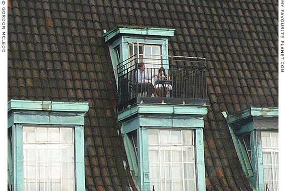 On the balcony of County Hall, Lambeth, London by Gordon Mcleod at the Cheshire Cat Blog