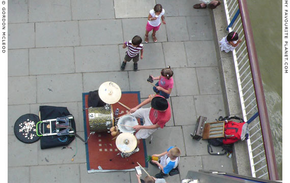 junior rock band on the The South Bank, London by Gordon Mcleod at the Cheshire Cat Blog