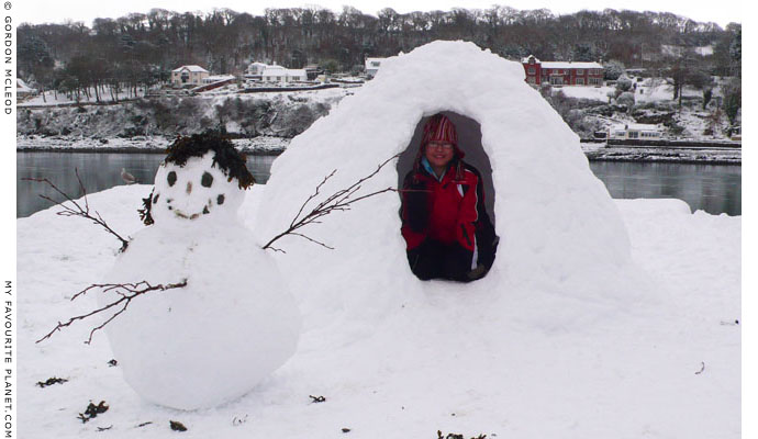An igloo on the Menai Straits by Gordon Mcleod at The Cheshire Cat Blog An igloo on the Menai Straits by Gordon Mcleod at The Cheshire Cat Blog