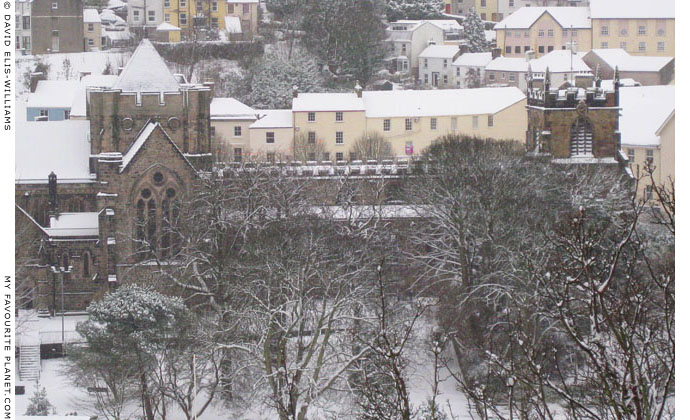 Bangor Cathedral by David Elis-Williams at The Cheshire Cat Blog