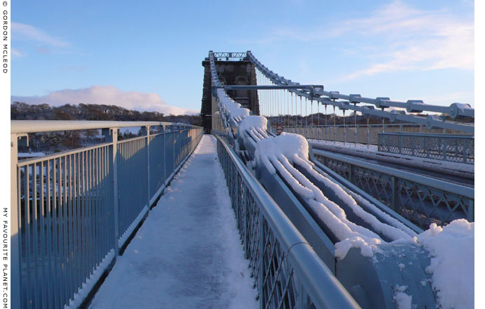 Menai Suspension Bridge by Gordon Mcleod at The Cheshire Cat Blog