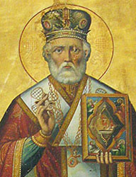 Icon of Agios Nikolaos (Saint Nicholas) in Kastellorizo, Greece at My Favourite Planet