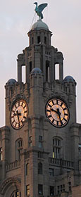 the Royal Liver Insurance Building, Pier Head, Liverpool at The Cheshire Cat Blog