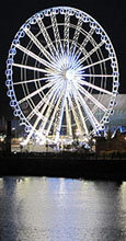 the Big Wheel at Albert Dock, Liverpool at The Cheshire Cat Blog