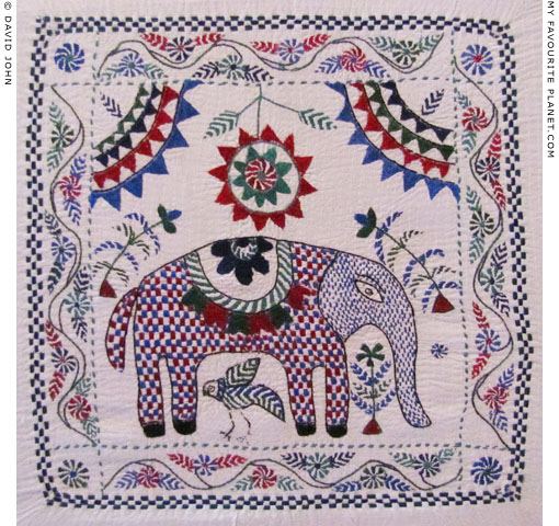 Traditional Kantha embroidery from Bangladesh