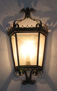 Street lantern, Isla Afortunada at The Cheshire Cat Blog