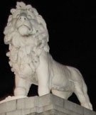 Lion sculpture by William Frederick Woodington on Westminster Bridge, London at The Cheshire Cat Blog
