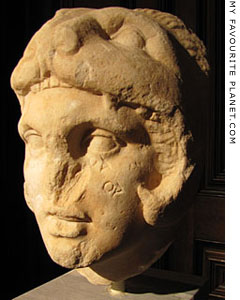 Head of Alexander the Great wearing a lion-skin, circa 300 BC at The Cheshire Cat Blog