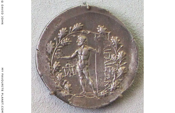 Stephanophore tetradrachm from Aigai, Anatolia, after 190 BC at The Cheshire Cat Blog Stephanophore tetradrachm from Aigai, Anatolia, after 190 BC at The Cheshire Cat Blog