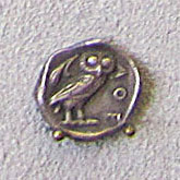 Athenian obol, 454-404 BC at The Cheshire Cat Blog Athenian obol, 454-404 BC at The Cheshire Cat Blog