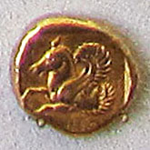 Stater from Lampsakos in Anatolia, 390-350 BC at The Cheshire Cat Blog