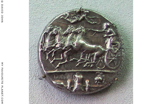 Dekadrachm from Syracuse, Sicily, circa 400 - 370 BC at The Cheshire Cat Blog