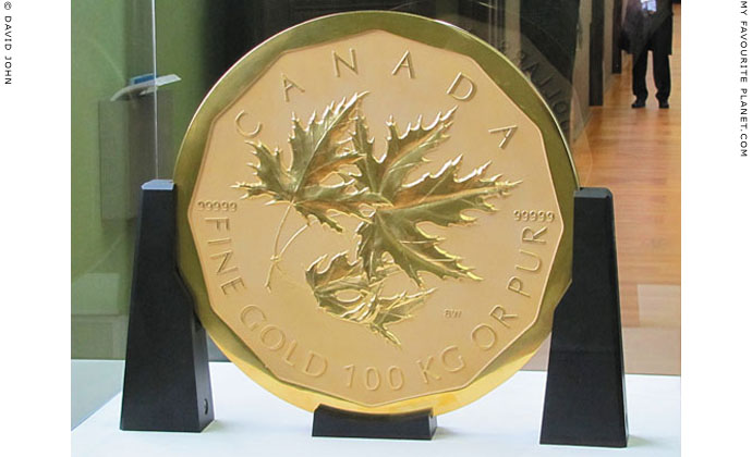 A one million dollar Canadian Big Maple Leaf gold coin at The Cheshire Cat Blog A one million dollar Canadian Big Maple Leaf gold coin at The Cheshire Cat Blog