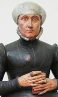 Wooden bust of Anna Imhoff by Johann Gregor van der Schardt 1580, at The Cheshire Cat Blog