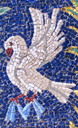 Byzantine dove mosaic at The Cheshire Cat Blog Byzantine dove mosaic at The Cheshire Cat Blog