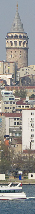 The Galata Tower, Galata Kulesi, Istanbul, built by the Genoese in 1348 at The Cheshire Cat Blog