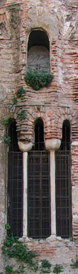 Window of the Pantocrator Church, Istanbul at The Cheshire Cat Blog