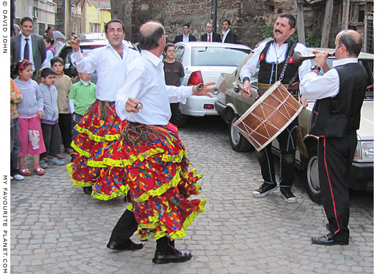 Kocheck dancers and musicians in the Fatih district, Istanbul at My Favourite Planet