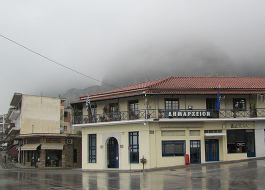 Kalambaka town hall (Dimarcheion), Meteora, Greece at The Cheshire Cat Blog